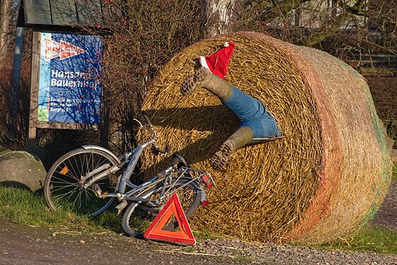 Fake bike accident, Kasseedorf, Germany