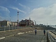 The skyline including the Central Pier and Blackpool Tower in September 2012