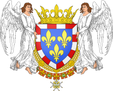 Wappen von Heinrich von Jesus von Bourbon, Sohn von Frankreich