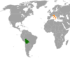 Location map for Bolivia and Italy.