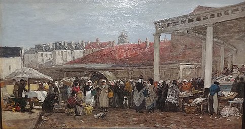 Bruxelles, le Vieux Marché aux Poissons Glasgow, Collection Burrell[105]