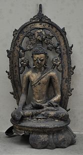 Statujë bronxi e gjetur në Nalanda.