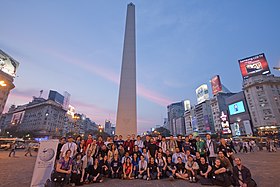 Buenos Aires - Wikimedia 2009 - Foto grupal Wikipedia en español.jpg