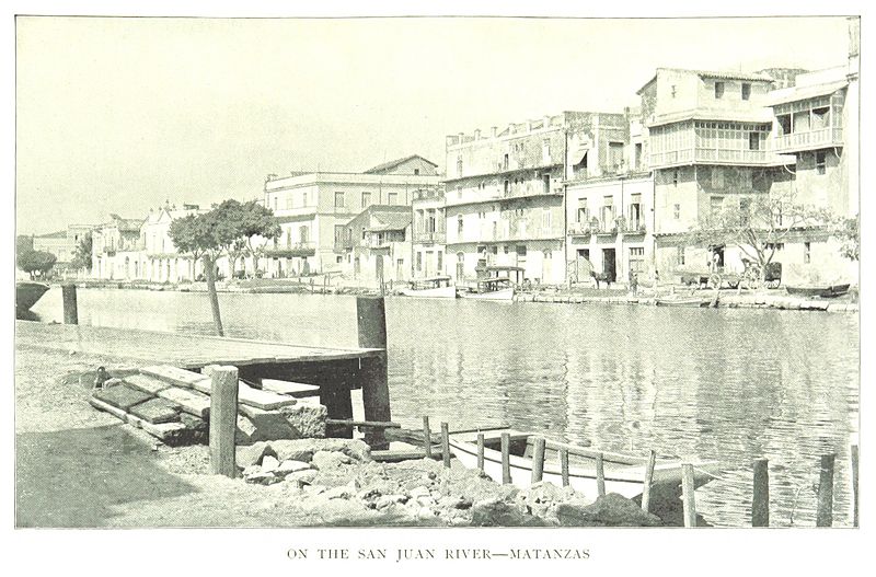 File:CLARK(1899) Cuba p419 - ON THE SAN JUAN RIVER - MATANZAS.jpg