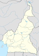 Messe på en karta över Kamerun