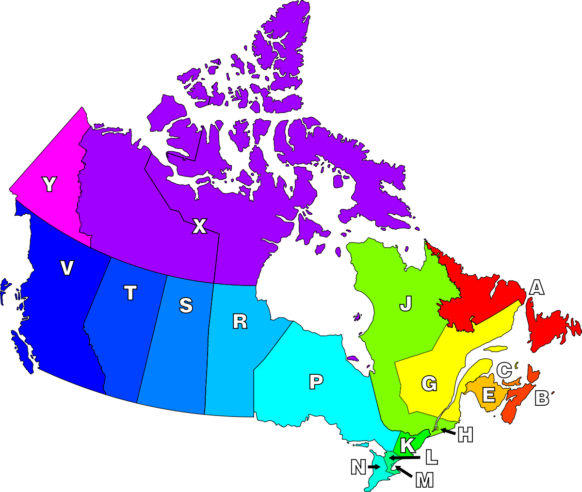 Postal Codes In Canada Wikipedia