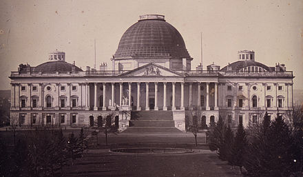 The U.S. Capitol in 1846. American lawmakers were deeply suspicious about Mormonism, their government, and the practice of polygamy.