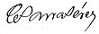 Signature de Caracciolo Parra-Pérez