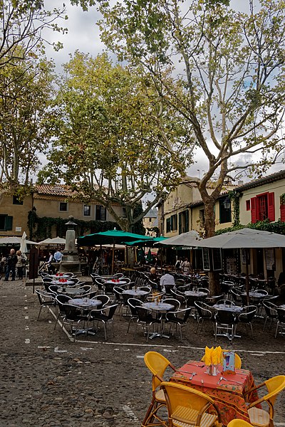 File:Carcassonne - La Cité - Place Marcou - View West I.jpg