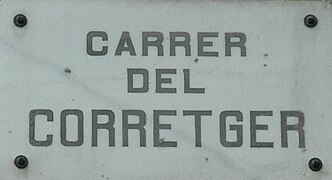 Carrer del corretger