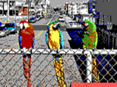 CGA 160×100 16 color mode(4-bit)