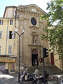 Facade of the Chapel of the Oblates in Aix-en-Provence