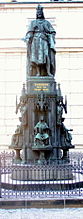 Denkmal Kaiser Karls des IV. zum Jubiläum der Universität Prag