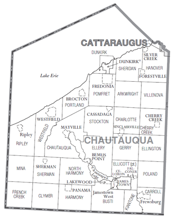 Condado de Chautauqua, Divisiones de Nueva York.png
