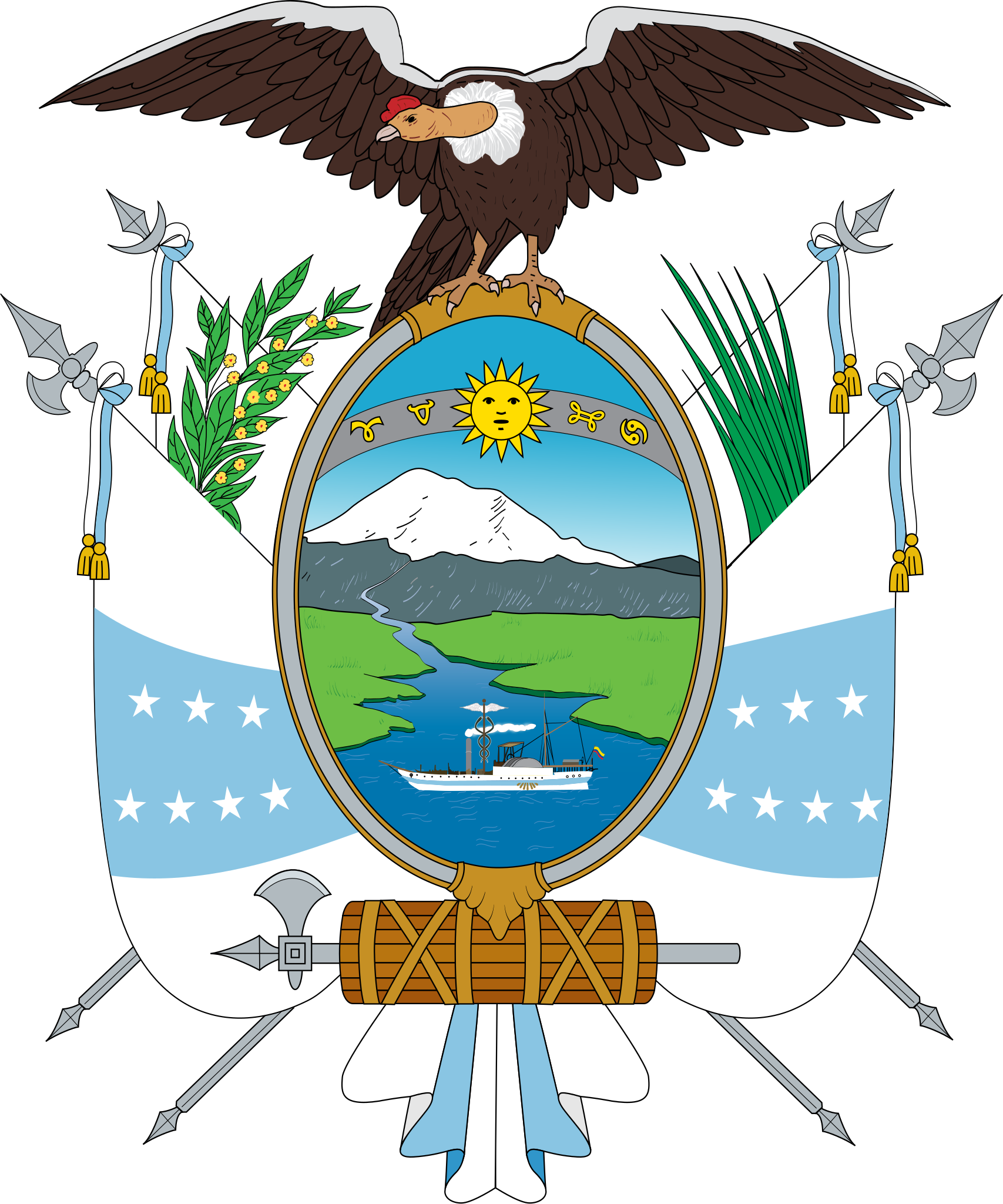 File:Coat of arms of Ecuador (1845).svg - Wikimedia Commons