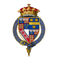 Coat of arms of Sir Edmund de la Pole, 3rd Duke of Suffolk, KG.png