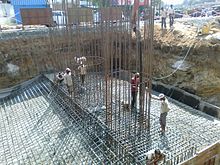 Concrete pumping for an abutment Concrete pumping for an abutment.jpg