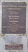 Coota plaque Warwick Armstrong.jpg