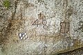 * Nomination Boundary marker from 1536 on a rock at Ochsenkopf --Plozessor 05:15, 8 November 2023 (UTC) * Promotion Good quality --Llez 06:06, 8 November 2023 (UTC)