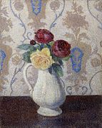 Bouquet de Roses Dans un Vase, c. 1885