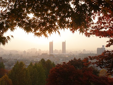 Skyline of Central Daejeon