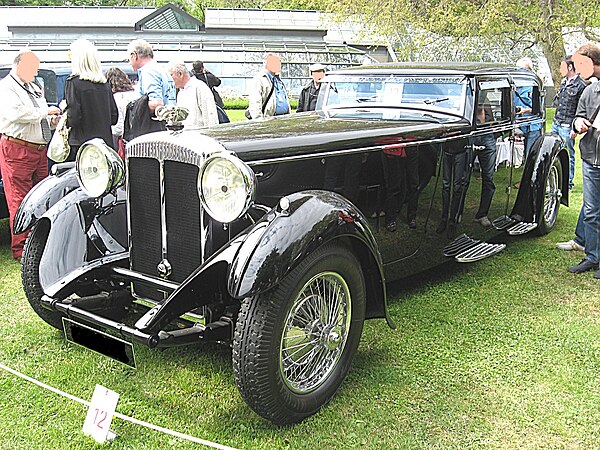 A Daimler double-six V12 50hp four-door saloon made for Anna Neagle and given to her by her husband