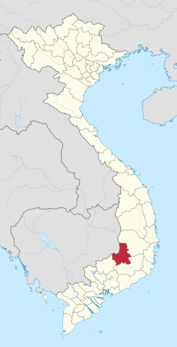 ที่ตั้งของจังหวัดดั๊กนง (สีแดง) ในประเทศเวียดนาม