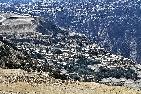 Das Dorf Dana in Jordanien.