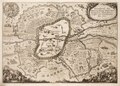 Matthäus Merian der Ältere: Plan of the siege of Nürnberg by the Swedisch army and their king Gustav II Adolf, August 1632. 1642