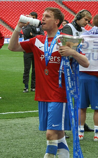 Parslow after playing for York City in the 2012 Conference Premier play-off final