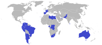 Operators of the Mirage III and its domestic as well as foreign derivatives, including the Mirage 5 Dassault Mirage III Variants Operators.png