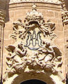 Emblema de la Mare de Déu, amb glòria d'àngels, d'Ignasi Vergara