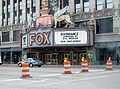 Former Fox Theatre marquee