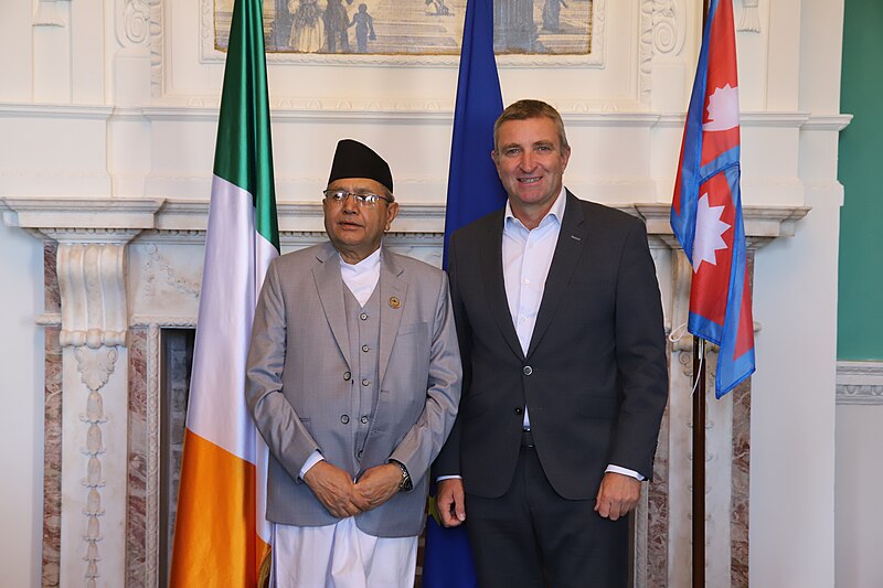 File:Dev Raj Ghimire of Nepal visits Ireland on 19 September 2023 29.jpg