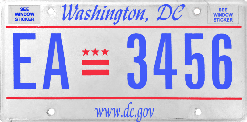 File:District of Columbia, D.C. post-2018 license plate.png