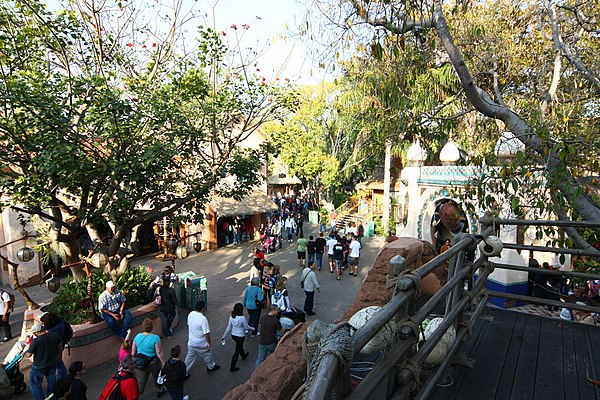 Adventureland at Disneyland in 2010