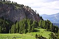 The nature under Drelaj lake of Liqenat, Rugova gorge