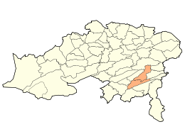 Distretto di Arris – Mappa