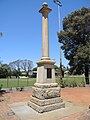 War memorial monument at Ben Wright Park (from north)