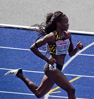 Cynthia Bolingo Belgian sprinter