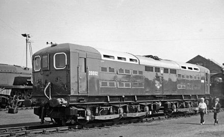 One of the locomotives ordered in 1937 for the proposed electrification of the Hastings Line