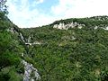 Čeština: Most u Rabace z naučné stezky ze vsi Rabac do obce Labin, Istrie, Chorvatsko. English: View of the village of Rabac on the educational trail Labin - Rabac Walking Path, Istria, Croatia. Hrvatski: Poučna staza Rabac - Labin, Istarska županija, Hrvatska.