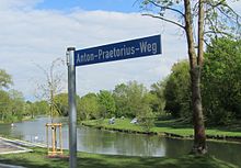 Inauguration of a street name for Anton Praetorius in Lippstadt/ Germany on May 7, 2015