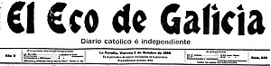 El Eco de Galicia, diario católico é independiente, Num. 636 02 10 1908.jpg