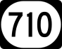 Znacznik Kentucky Route 710