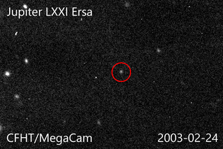 <span class="mw-page-title-main">Ersa (moon)</span> Outer moon of Jupiter