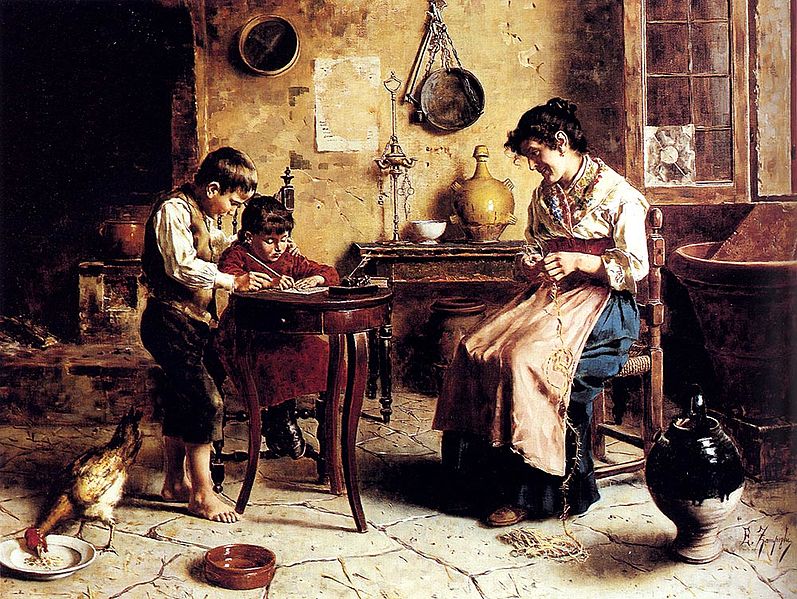 File:Eugenio Zampighi - The Writing Lesson.jpg