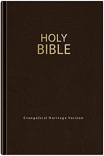 Evangelical Heritage Version Translation of the Bible