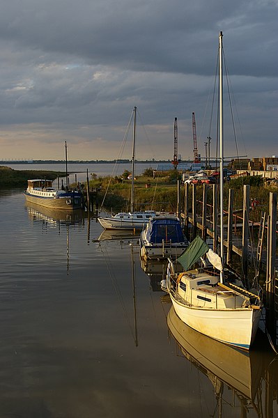 File:Evening High Tide at Barrow Haven - geograph.org.uk - 2028632.jpg