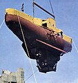 FNRS-3 being lifted to water